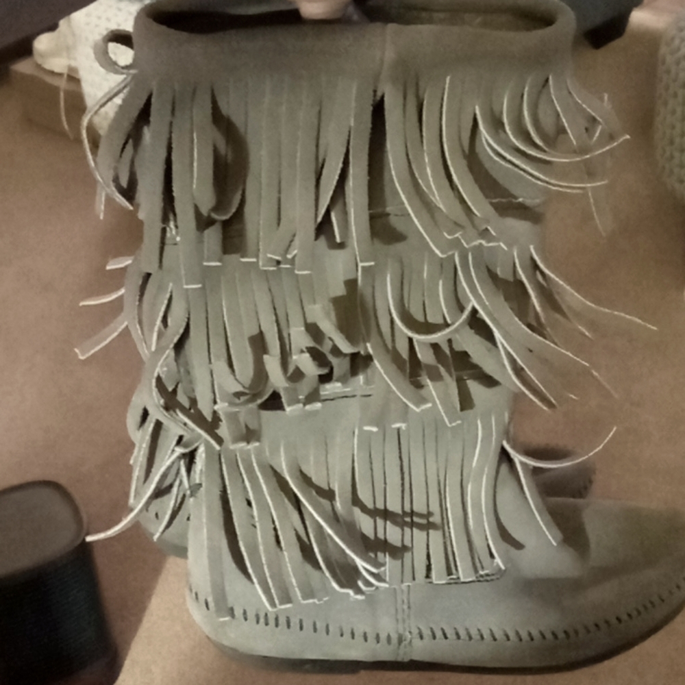 Minnetonka Fringed Boots